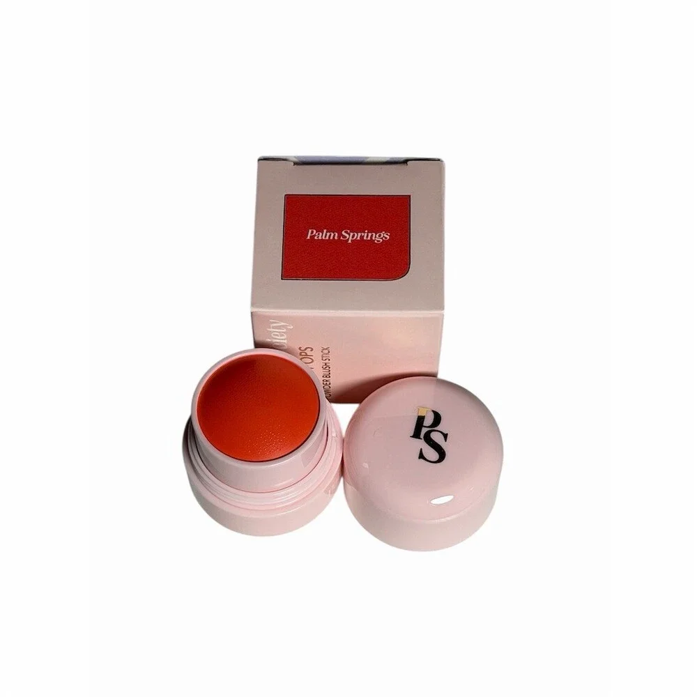 Polite Society Polite Pops Powder Blush Stick Palm Springs Buildable FULL SIZE